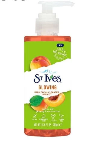 ژل شستشو عصاره زردآلو Glowing سینت ایوز 200ml