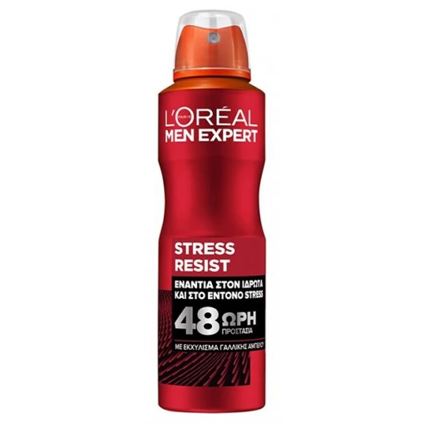 اسپری ضد تعریق مردانه رزیست لورال Loreal Men Expert Stress Resist Deodorant 250Ml