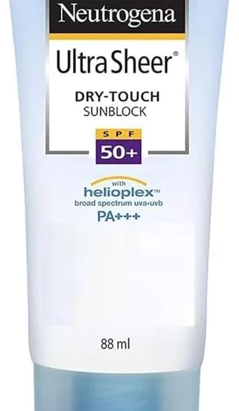 کرم ضدآفتاب بدون رنگ نوتروژینا Neutrogena مناسب پوست خشک